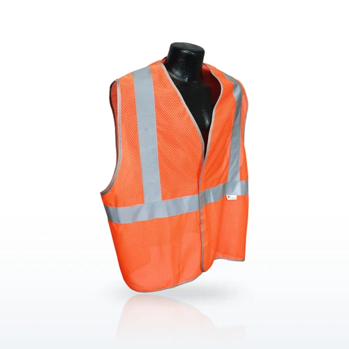 Radwear USA Hi-Vis Vests, 5ANSI-PC Type R Class 2 Safety Vest, 3.5oz Poly Mesh