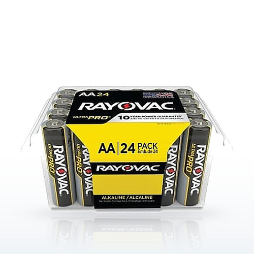 RAYOVAC ALAA-24PP Batteries, Ultra Pro Alkaline Battery, 1.5 V