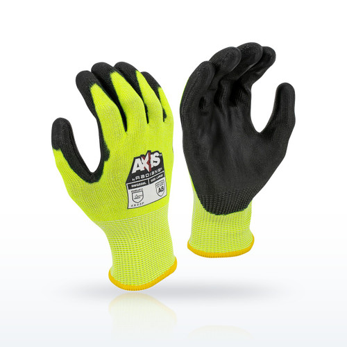 Radians RWG558 Cut Resistant Gloves, ANSI A8, Polyurethane Coated