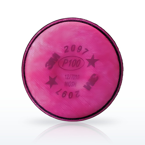3M™ 2097 Particulate Filter, P100, Nuisance Level Organic Vapor Relief