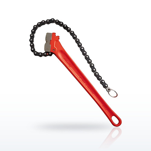 Ridgid® Chain Wrench, 2 in to 5 in Opening, 18-1/2 in Chain, 14 in OAL