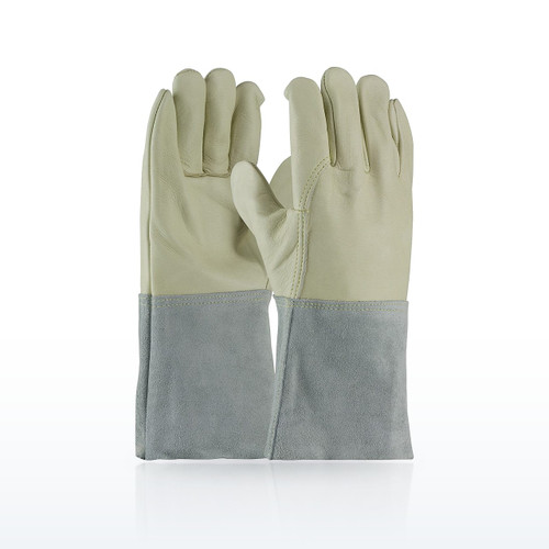 PIP 75-2026 Welding Gloves, Regular Top Grain Cowhide Leather TIG/MIG Welder's