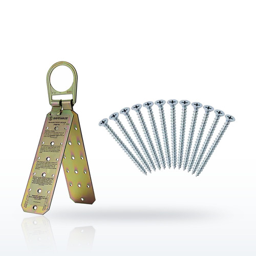 Reusable Roof Anchor, 12pc Sheet Metal Screws
