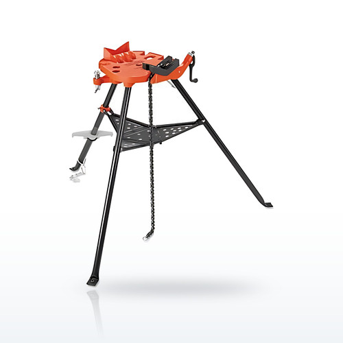 Ridgid® TRISTAND® Portable Chain Vise. 460-12, 1/8 in to 12 in Pipe Cap