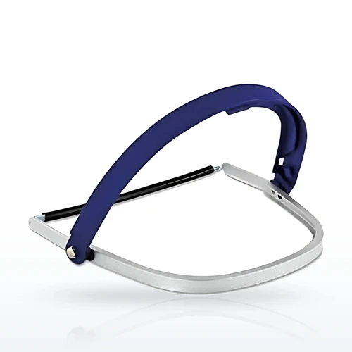 3M H24M Face Shields & Face Protection, Headgear For Hard Hat Aluminum, Blue
