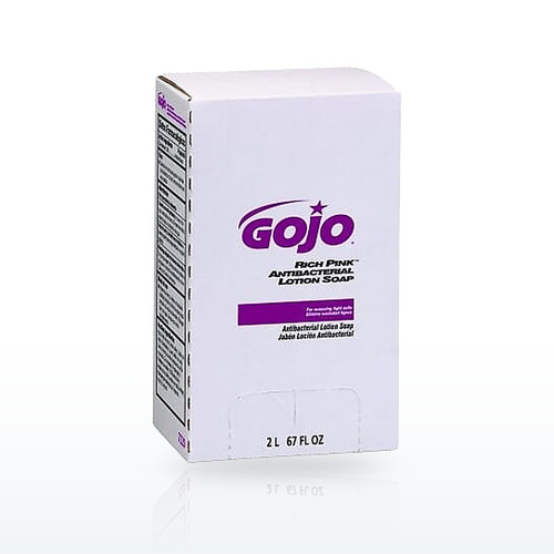 Gojo 722004 Hand Cleaners, RICH PINK Antibacterial Lotion Soap, Citrus