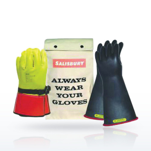 Salisbury by Honeywell GK214RB Insulating Gloves, Salisbury Class 2 Lineman