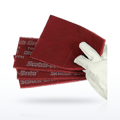 Scotch-Brite 7447 PRO General Purpose Hand Pad - Maroon, Box of 20
