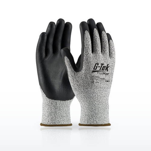 Seamless Knit A3 PolyKor® Blended Glove with Foam Nitrile Coated Grip - 16-334