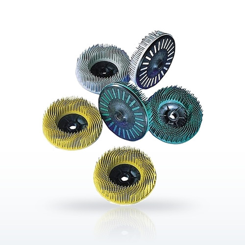 Scotch-Brite™ Bristle Disc, 4-1/2 in dia x 5/8 in-11 Threaded, 36 Grit, Ceramic