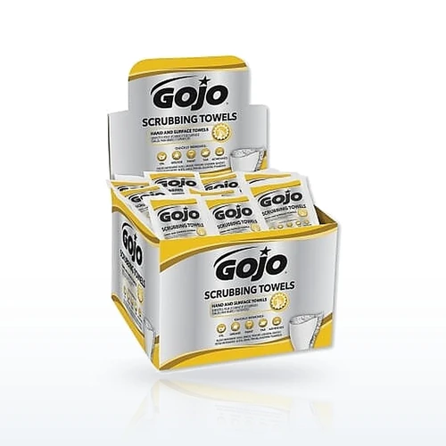 Gojo Hand Cleaners, Scrubbing Wipes
