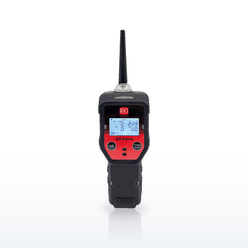 RKI GX-Force 2-Gas Monitor LEL/CO with DC Charger & 10 ft Hose & Probe