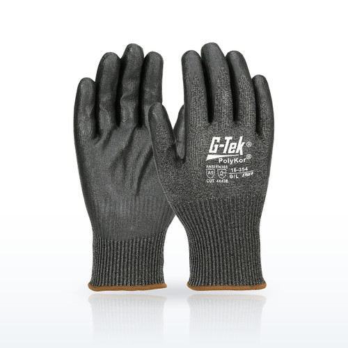Seamless Knit PolyKor® Blended Glove with Foam Nitrile Coated Grip - 16-354