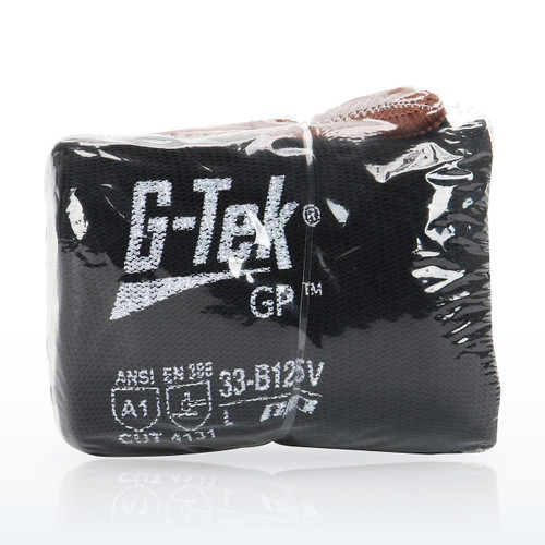 Seamless Knit Nylon Blend Glove with Polyurethane Coated Flat Grip - 33-B125V