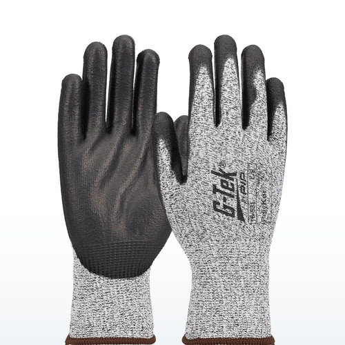 Seamless Knit PolyKor® Blended Glove with Polyurethane Coated Flat Grip - 16-531
