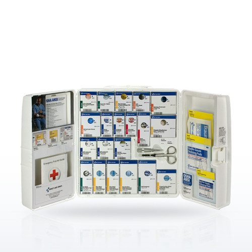 First Aid Only 90659 First Aid Cabinets & Stations, 50 Person Large Plastic