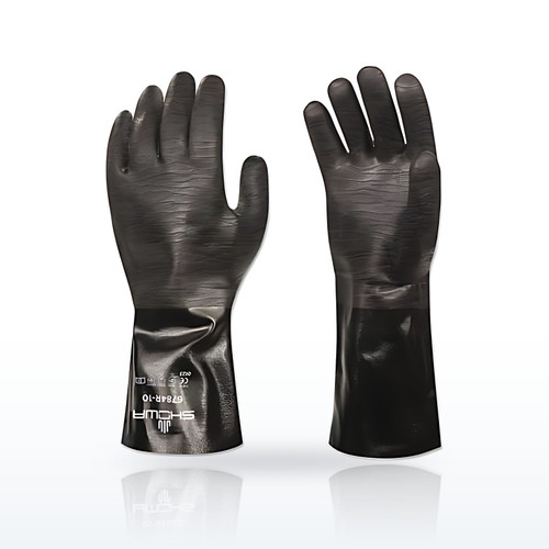 SHOWA® 6784 Neoprene Protective Gloves, Black, Size 10