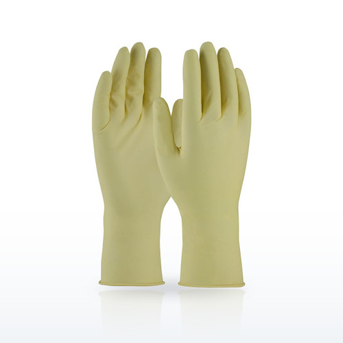 CleanTeam 100-323010 Single Use Class 10 Cleanroom Latex Glove, Latex Coated