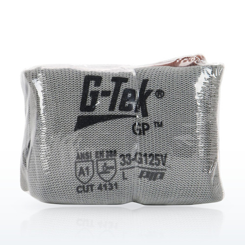 G-Tek 33-G125V Seamless Knit Nylon Blend Glove, Polyurethane Coated Flat Grip