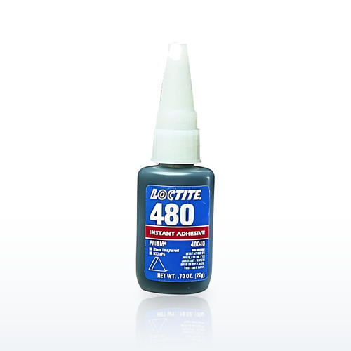 480 Prism® Toughened Instant Adhesive, 20 g, Tube, Black