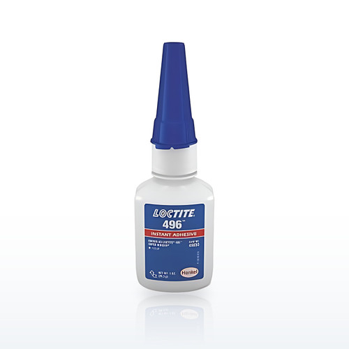 496 Super Bonder® Instant Adhesive, 1 oz, Bottle, Clear
