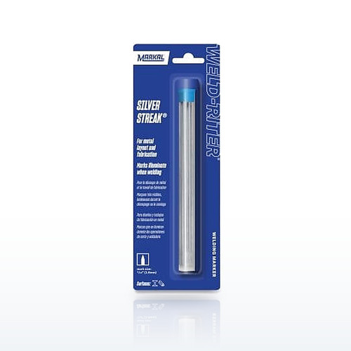 Silver-Streak® Metal Marker Refill, 1/16 in Tip, Round, Silver