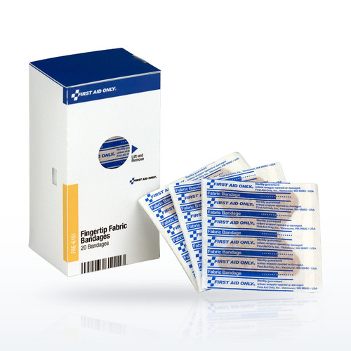 SmartCompliance Fabric Fingertip Bandages, 20 per Box