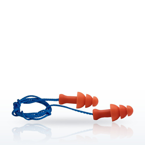 Small Reusable TPR Corded Ear Plugs - NRR 25, 267-HPR330C