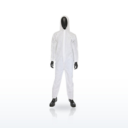 SMS Coverall with Hood Elastic Wrist & Ankle 42 gsm, C3856