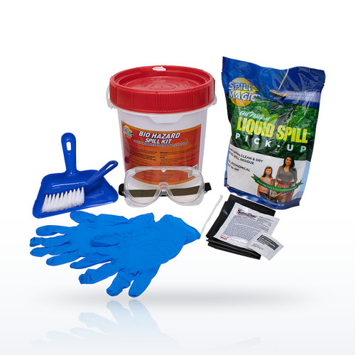 Spill Magic Biohazard Spill Kit, Pail Container