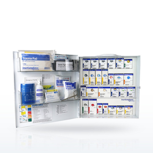 First Aid Only 91379 First Aid Cabinets & Stations, SmartCompliance Large ANSI B