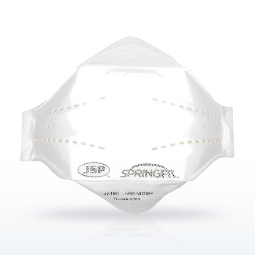Springfit™ Premium N95 Flat Fold Disposable Respirator - 10 Pack, 272-RPD421N95