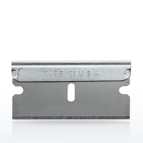 Single-Edge Razor Blade, 1-1/2 in L, High-Carbon Steel