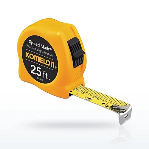 Komelon USA SM3925 Tape Measures, Speed Mark Tapes, 25 ft x 1 in