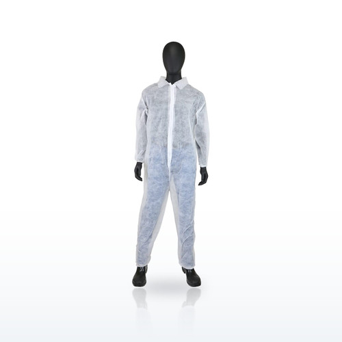 Standard Weight 20GSM SBP Coverall-Elastic Wrist & Ankles, 3502