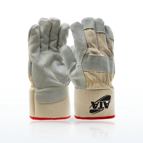 PIP MJVATA Split Cowhide Leather Palm Glove, ANSI A6