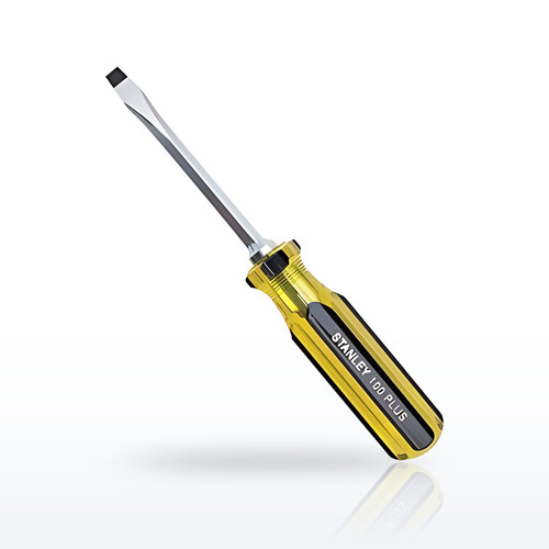 Stanley® 100 Plus® Square Blade Standard Tip Screwdriver, 1/4 in Tip