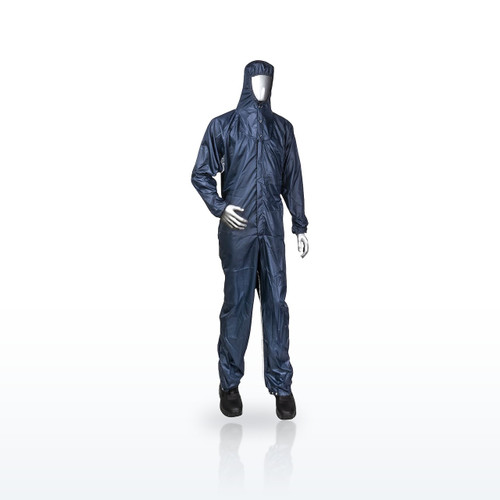 Uniform Technology CCNQH2-26NV Cleanroom Coveralls, Spray Barrier Paint / Powder