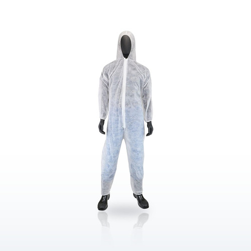 PIP 3506 Coveralls & Overalls, Standard Weight 20GSM SBP Coverall-Hood Elastic
