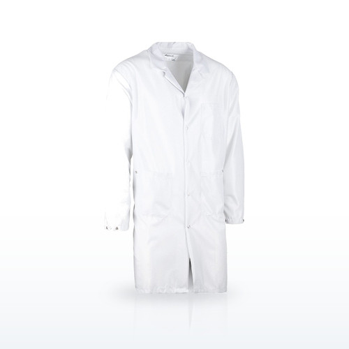 Uniform Technology BR5-47WH Cleanroom Lab Coats & Frocks, StatMaster Long ESD