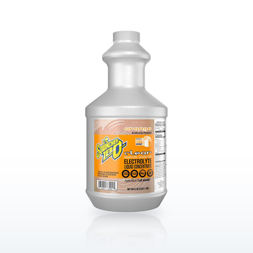 Sqwincher ZERO Liquid Concentrate, Orange, 64 oz, 5 Gal Yield