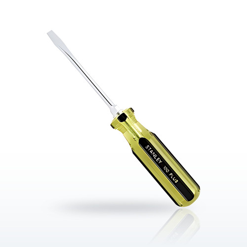 Stanley 6616 Slotted Screwdrivers, 100 Plus Round Blade Standard Tip