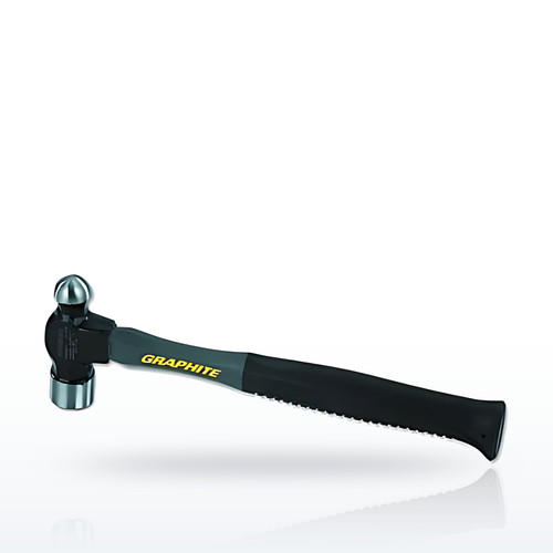 Stanley® Ball Pein Hammer, Graphite Handle, 13 in OAL, Steel 16 oz Head