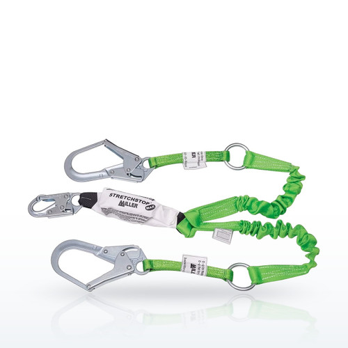 Miller StretchStop 980RSS-RR-Z7 Shock-Absorbing Lanyards, Double Leg