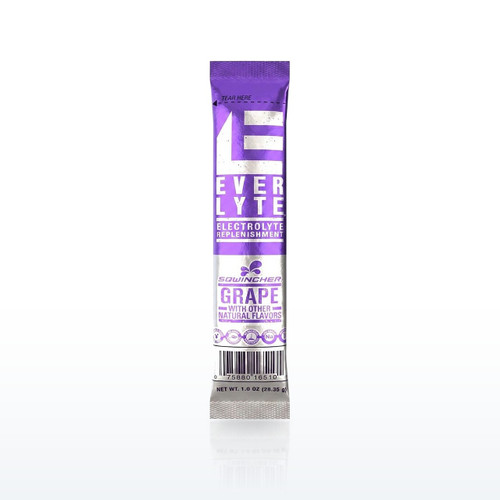 Sqwincher EverLyte Reduced Sugar Electrolyte Mix, Grape - Case of 100