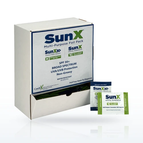 First Aid Only 18-450 Sun Protection, SunX30 Lotion and Wipe Combo Pack