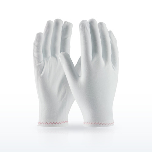 Stretch Nylon Inspection Glove with Zig-Zag Stitched Rolled Hem - 9", 98-703