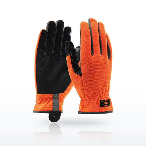 Boss 120-4600 High Dexterity Gloves, PVC Coated, PVC Grip on Index Finger/Thumb