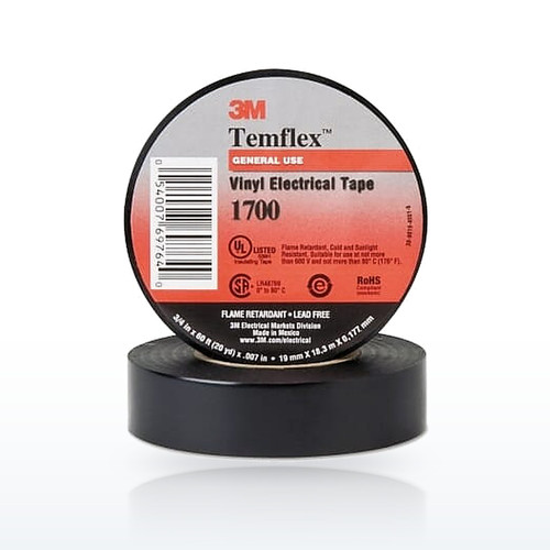 3M Temflex Specialty Tapes, Friction Tape, 3/4 in x 60 ft