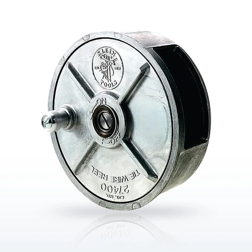 Klein Tools 27400 Tie Wire Accessories, Tie-Wire Reel, Holds 12 ga to 18 ga Wire